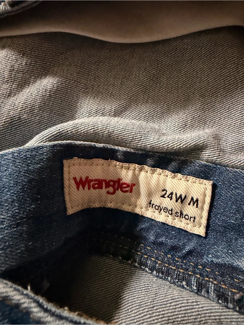 Wrangler Women's Blue Denim Cutoff Shorts